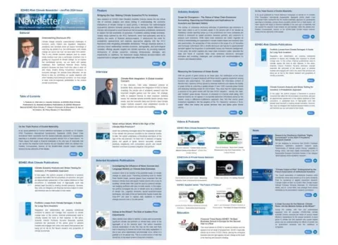 EDHEC-Risk Climate Newsletter - February 2024 Issue