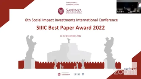 SIIIC Best Paper Award 2022