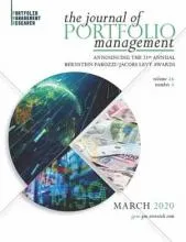 The Journal of Portfolio Management, Multi-Asset Special Issue (March 2020) 