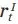 the index return at period t