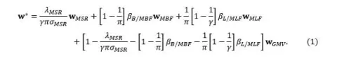 With the expected utility criterion and a fixed-mix strategy, we have a fully explicit expression