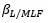the beta of liabilities with respect to the MLF portfolio